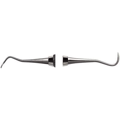 Hu-Friedy Sickle Scaler H5/Nevi 1 Double-Ended, #6 Satin Steel Handle, Anterior, SNEV1/H56 thumbnail 11