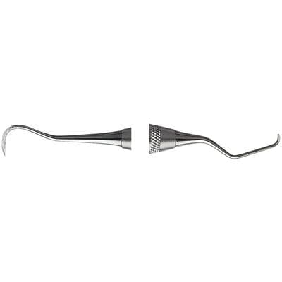 Hu-Friedy H5/137 Sickle/Curette Mini-Five Double-Ended Scaler, #7 Satin Steel Colours Handle, 1 Each thumbnail 7