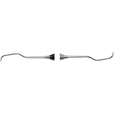 Nordent Classic Gracey Curette #1-2, Double-Ended, DuraLite Hex Handle, Stainless Steel thumbnail 6