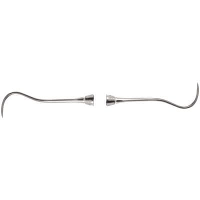 Nordent Sickle Scaler #N67 (H6/H7), Offset, Anterior, Double End, DuraLite® Hexagonal Handle, Stainless Steel, 1 Each thumbnail 7