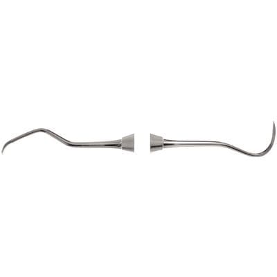 Nordent Sickle Scaler N5/Hoe #48, Double End, Anterior, DuraLite Round Handle, Stainless Steel, RESCN5-48 thumbnail 10