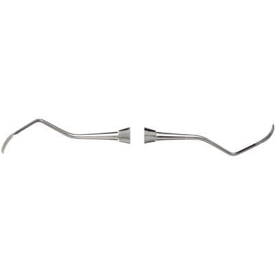 Nordent Columbia Universal Curette #4R/4L, Double End, DuraLite Round Handle, Stainless Steel, 1 Each thumbnail 4