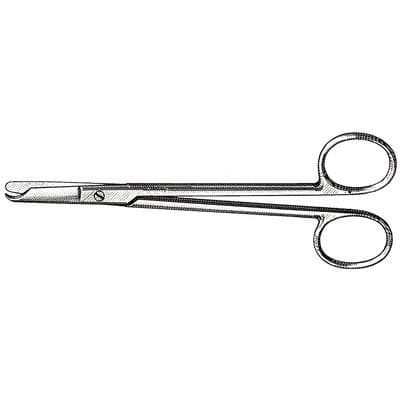 Miltex Littauer Jr. Stitch Scissors, Straight, 4-1/2", Stainless Steel, Sharp/Blunt Tips, Each thumbnail 11
