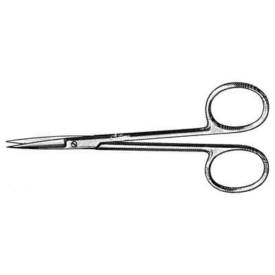 Miltex Vantage Iris Scissors, 4-1/8" Straight, Stainless Steel, V95-304 thumbnail 14