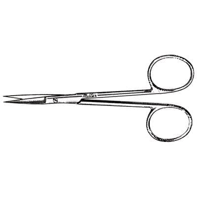 Miltex-Integra Iris Surgical Scissors, 4" Straight, Stainless Steel, Sharp/Sharp Tips, 5-300 thumbnail 11