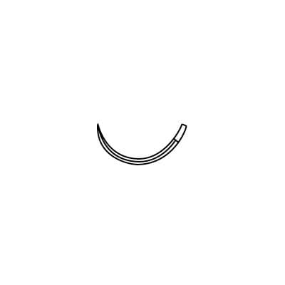 Hu-Friedy Perma Sharp Non-Absorbable Silk Black Braided Sutures, 4-0, C-43 Needle, 1/2 Circle Reverse Cutting, 18", 12/Box, 840653 thumbnail 7