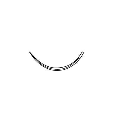 Hu-Friedy Perma Sharp Non-Absorbable Silk Suture, 5-0, Black Braided, 18" C-6 Reverse Cutting 3/8 Circle Needle, 12/Box, PSN682S thumbnail 8