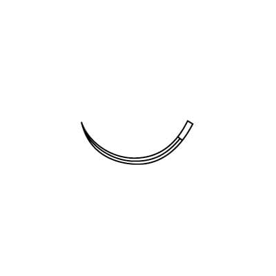 Hu-Friedy Perma Sharp Non-Absorbable Silk Black Braided Suture, 6-0, 18", C-22 Reverse Cutting 3/8 Circle Needle, 12/Box, PSN681S thumbnail 8