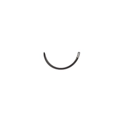LOOK Sharpoint Silk Suture, 3-0, Black Braided, Non-Absorbable, 18" (45 cm), C-26 Reverse Cutting 1/2 Circle Needle, 12/Box, #778B thumbnail 13