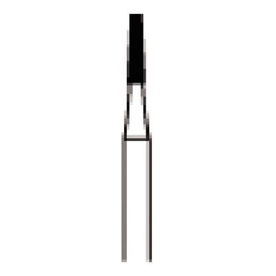 NTI #170 Straight Handpiece Carbide Bur, Tapered Fissure, Flat End, 1.0 mm Diameter, 5/Pkg, H23-010HP thumbnail 4