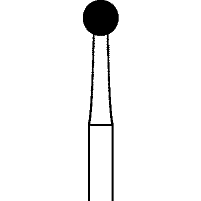 NTI Operative Carbide Bur, Non-Sterile, HP, Round, #8, 2.3 mm, 5/Pk, H1-023HP - NTI Operative Carbide Bur, Non-Sterile, HP, Round, # 8, 2.3 mm, 5/Pk, H1-023HP - Image 1