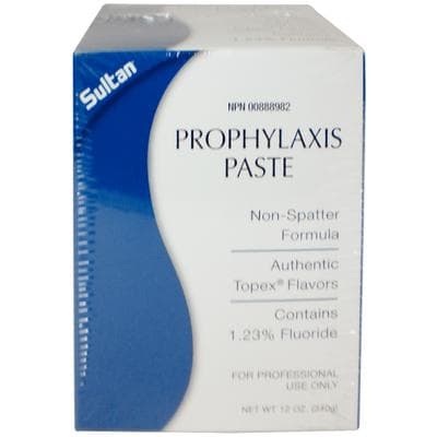 Topex® Prophylaxis Paste, Mint, Coarse, 12 oz Jar, with 1.23% Fluoride, 1/Jar thumbnail 2