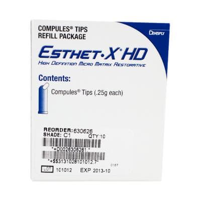 Esthet-X HD Micro Matrix Restorative Material, Compule Tip Refills, 0.25 g, Shade C1, Regular Body, 10/Pk, 630626 thumbnail 19
