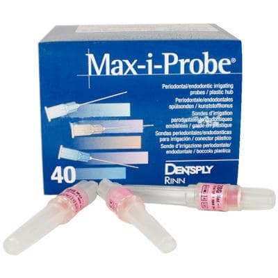 Max-i-Probe Endodontic/Periodontal Irrigation Probe, 28 Gauge x 1", Red #40, 40/Box, MAXP284 thumbnail 13
