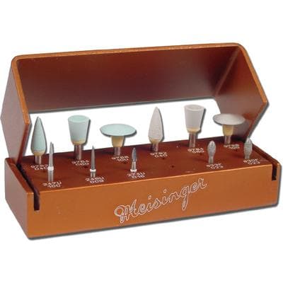 Meisinger Composite Finishing Kit FG, #2664, 11 Burs with Bur Block thumbnail 3