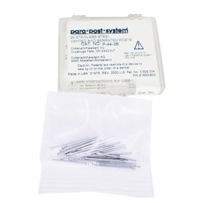 ParaPost Stainless Steel Endodontic Post, Size 3, Brown, 0.036" (0.9mm), 25/Pk, P443B thumbnail 12