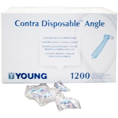 Young Dental Contra Turbo Plus LF Disposable Prophy Angles, Soft Purple Cup, Latex-Free, Long Webbed Cup, 1200/Box thumbnail 10