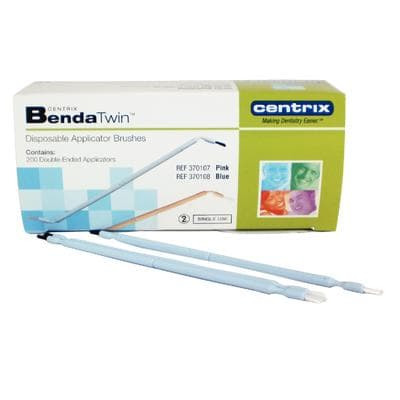 Centrix Benda Twin Disposable Double-Ended Brush Applicators, Blue, Regular Point, 400/Box (370108) thumbnail 14