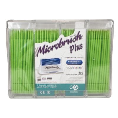Microbrush Plus Micro-Applicator Dispenser Refills, Regular (2 mm), Green, 400/Pk, PR400GR thumbnail 19