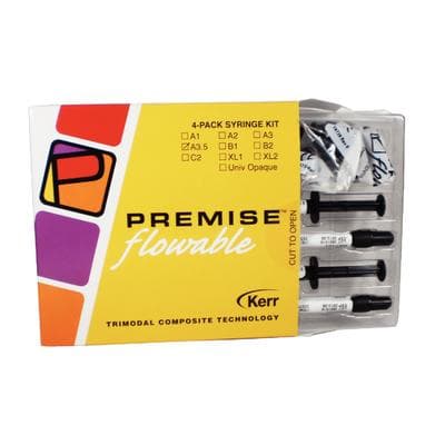 Premise Flowable Nanofilled Composite, Light-Cure, Syringe Refill Kit, 1.7 g, Shade A3.5, 4/Pk, 33375 thumbnail 26