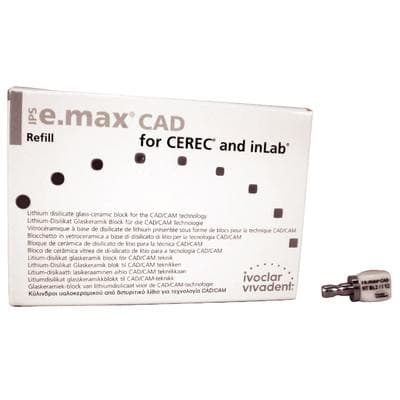 IPS e.max CAD HT Lithium Disilicate Milling Block, Size I12, Shade BL2, for CEREC/inLab, 5/Box thumbnail 9