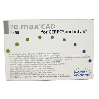 IPS e.max CAD CEREC/inLab HT Block, Shade C1, Size I12, High Translucency, 5/Box thumbnail 10