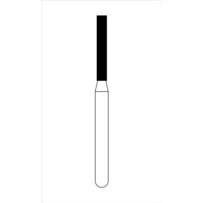 NTI Diamond Bur, FG, Cylinder Flat End, #C837, 1.2 mm Diameter, 8.0 mm Length, Coarse, Green Ring, 5/Pk, C837-012 thumbnail 10