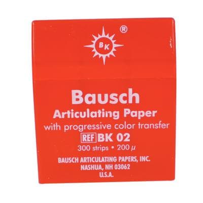 Bausch Arti-Check Micro-Thin Articulating Paper, 200 Microns, Red, 300 Strips, BK-02 thumbnail 12