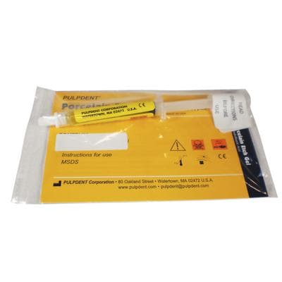 Pulpdent Porcelain Etch Gel, 9.6% Hydrofluoric Acid, Syringe Refill, 3 mL, Yellow, 1/Pk, PEG-3 thumbnail 21