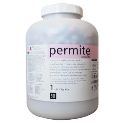 Permite Dispersed Phase Amalgam Capsules, 1 Spill, Fast Set, 400 mg, Light Pink/Blue, 500/Jar, 4021202 thumbnail 17