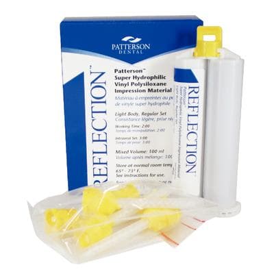 Reflection™ VPS Impression Material, High Performance Cartridge - Light Body, Regular Set, 2/Pkg - Reflection™ VPS Impression Material, High Performance Cartridge - Light Body, Regular Set, 2/Pkg - Image 1