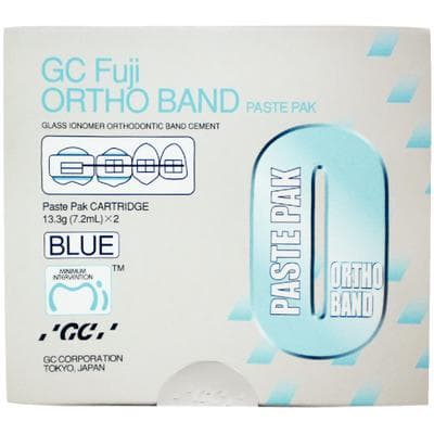 GC Fuji Ortho Band Paste Pak Refill, Blue Resin-Modified Glass Ionomer Orthodontic Band Cement, 2 x 13.3 g (7.2 mL) Cartridges, 001888 thumbnail 24