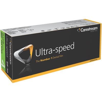 Carestream Ultra-Speed Dental X-Ray Film DF-50, Size 4, Occlusal, Single Film Paper Packets, 25/Box, 1666163 thumbnail 17
