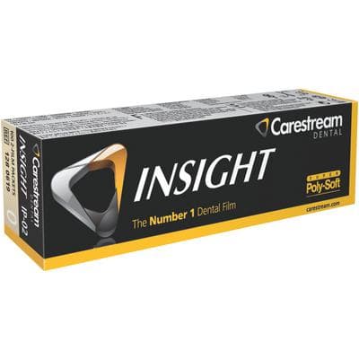 Carestream Insight IP-02 Super Poly-Soft Intraoral Dental X-Ray Film, Size 0 (Child), Double Film, F-Speed, 100/Pk, 1280619 thumbnail 12