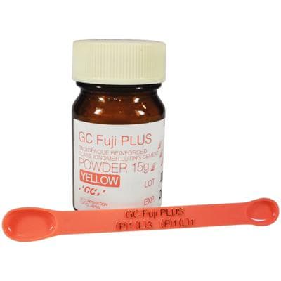 GC Fuji PLUS Resin-Reinforced Glass Ionomer Luting Cement Powder Refill, 15 g, Yellow, #431012 thumbnail 22