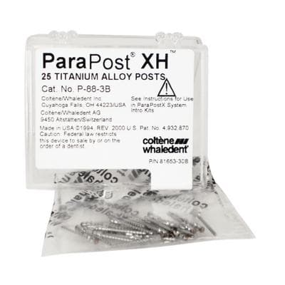 ParaPost XH Titanium Alloy Post, Size 3 (0.036"/0.90mm), Brown, Refill, 25/Bx, P-88-3B thumbnail 9