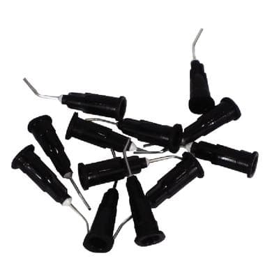 Patterson® Prebent Applicator/Dispensing Tips, 20 Gauge, Black, 125/Pkg - Patterson® Prebent Applicator/Dispensing Tips - 20 Gauge, Black, 125/Pkg - Image 1