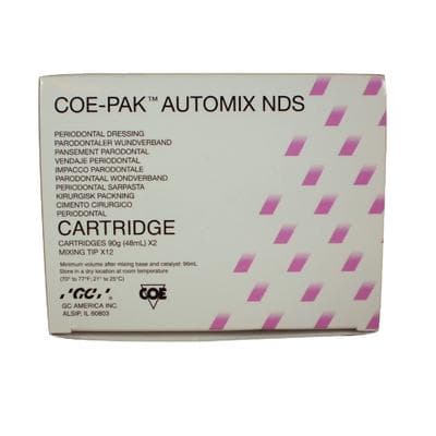 Coe-Pak Automix NDS Periodontal Dressing, 2 x 50 mL Double Barrel Cartridges, 12 Mixing Tips, #135003 thumbnail 13