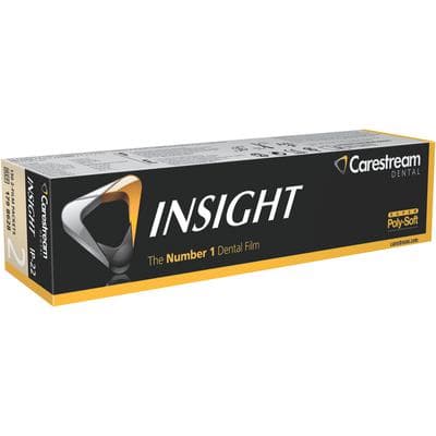 Carestream Health INSIGHT Dental X-Ray Film IP-22, Size 2, Double Film, Super Poly-Soft Packets, 130/Box, 1798628 thumbnail 17