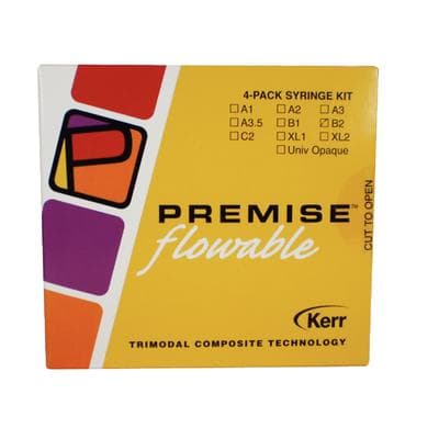 Kerr Premise Flowable Composite, Shade B2, 1.7g Syringe, 4/Pack, #33385 thumbnail 17