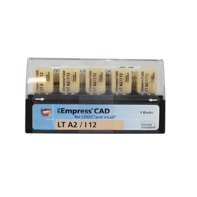 IPS Empress CAD LT I12 Milling Blocks, Shade A2, Low Translucency, 5/Box thumbnail 10