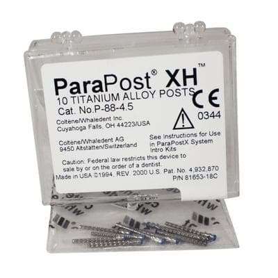 ParaPost XH Titanium Post, Size 4.5, Blue, .045" (1.14mm), Refill, 10/Pk, P-88-4.5 thumbnail 19