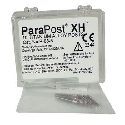 ParaPost XH Titanium Post, Size 5 (0.050" / 1.25mm), Red, Refill, 10/Pk, P88-5 thumbnail 12