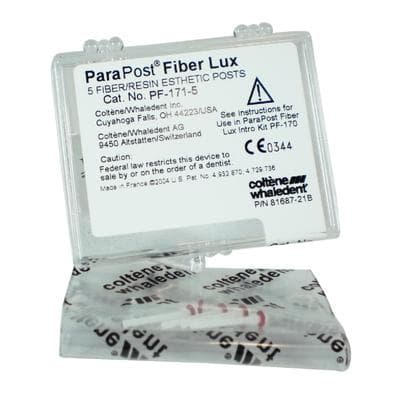 ParaPost Fiber Lux Translucent Fiber Posts, Size 5, Red, 1.25 mm, 5/Pk, PF1715 thumbnail 20