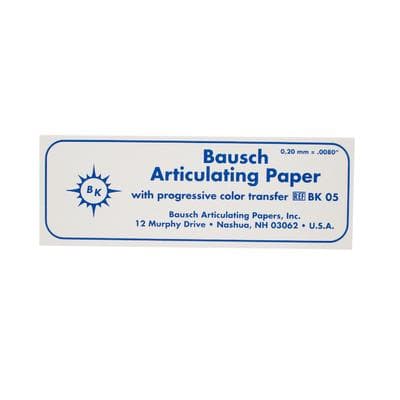 Bausch Articulating Paper Straight Booklets, 200 Microns, Blue, 300/Pk, BK-05 thumbnail 15
