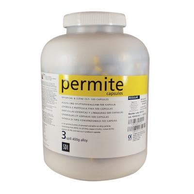 SDI Permite Dispersed Phase Amalgam Capsules, Regular Set, 3-Spill (800 mg), Yellow/Gray, 500/Jar, #4023303 thumbnail 11
