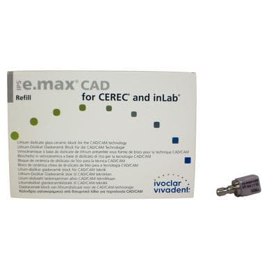 IPS e.max CAD HT (High Translucency) Lithium Disilicate Milling Block, Shade A4, Size I12, for CEREC/inLab, 5/Pkg thumbnail 11