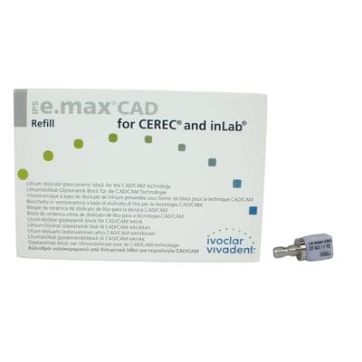 IPS e.max CAD LT (Low Translucency) Milling Blocks, Size I12, Shade A2, 5/Pkg thumbnail 9