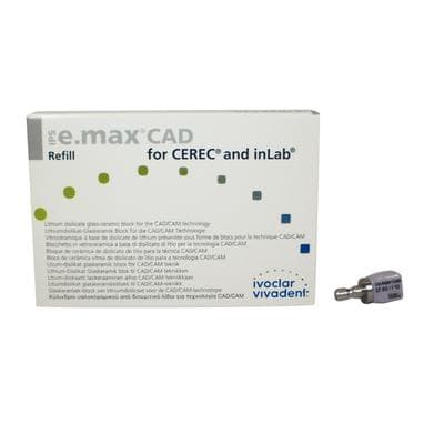 IPS e.max CAD LT (Low Translucency) Milling Blocks, Size I12, Shade A3, 5/Box thumbnail 9