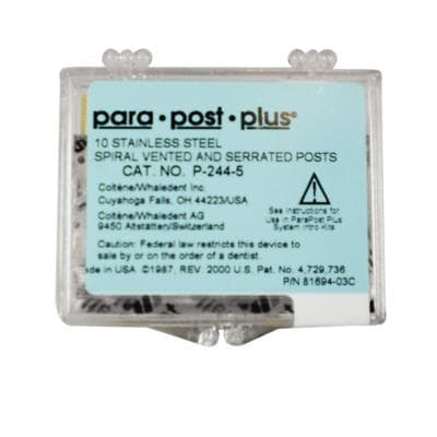 ParaPost Plus Stainless Steel Endodontic Posts, Size 5, 0.050" (1.25mm), Red, 10/Pk, P2445 thumbnail 17